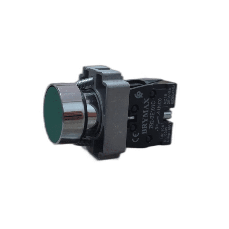 Bouton Poussoir Industriel Vert BRYMAX ZB2-BE101C – Ø22 mm – 1NO