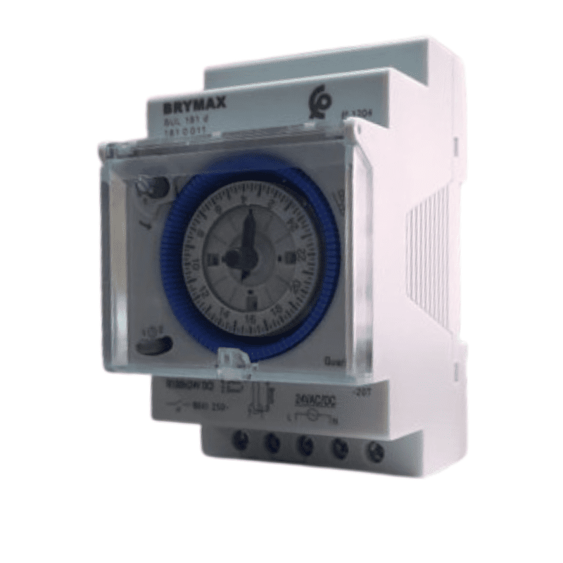 Horloge Programmable Brymax SUL 181 D – 24 Heures 24VAC/DC